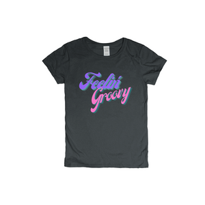 Feelin' Groovy Purple Pink Funky 70's Retro Design T-Shirts