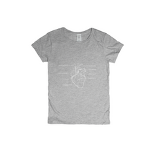 Load image into Gallery viewer, Self Care Heart, Self Care Shirt, Heart Anatomy, Anatomy of Self Care, Heart Anatomy Art, Positive Tshirt, Self Care Tee, Kindness Shirt