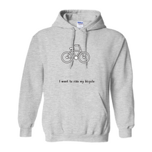 Load image into Gallery viewer, I Want to Ride My Bicycle Hoodies (No-Zip/Pullover)