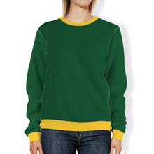 Load image into Gallery viewer, Green with Yellow Accents Print All-Over Print Sweatshirts