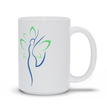 Load image into Gallery viewer, Yoga Wellness Health Woman Butterfly Wings Mug