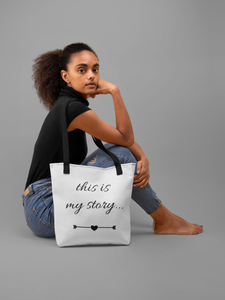 This is my Story Tote Bags